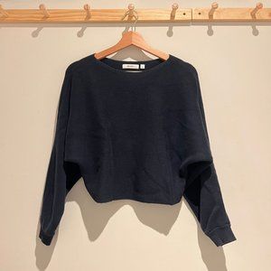 Navy blue 100% Cotton Sweater